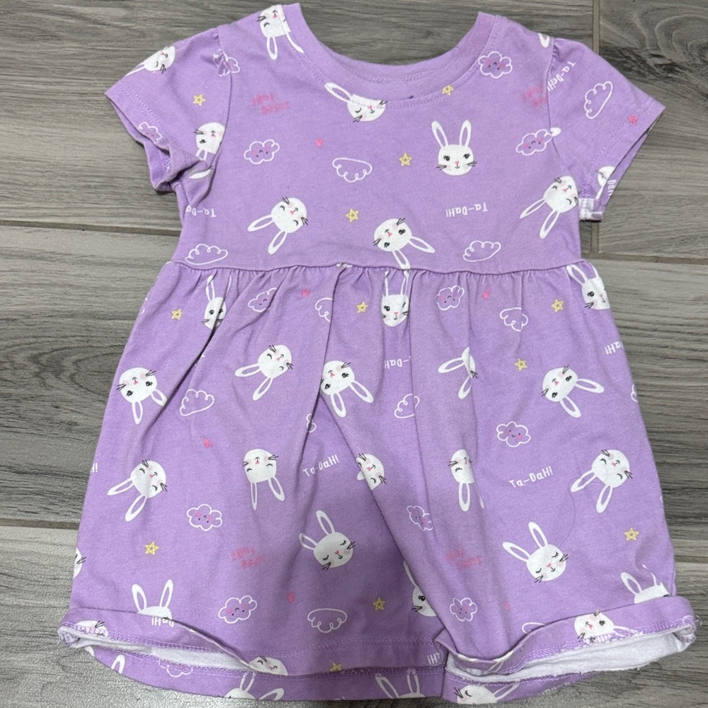 Kids' Short-Sleeve Pajama Tops - Pink, Yellow & Purple - Pack - Picture 2 of 4